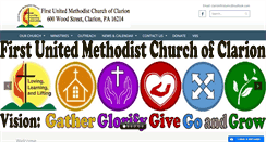 Desktop Screenshot of fumc-clarion.org